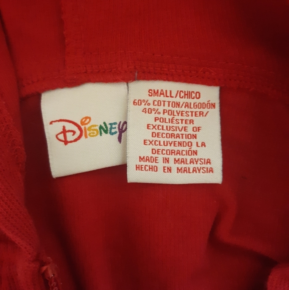 Disney vtg Mickey Mouse hoodie jacket sz small *R - Picture 3 of 5